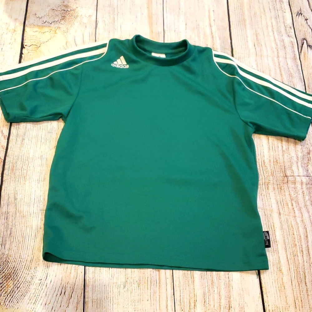 Adidas green soccer jersey size medium